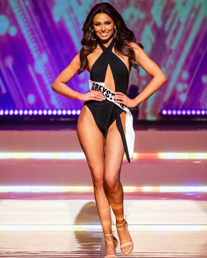 Noelia Voigt (Top 10 Hot Photos) Miss Utah USA 2023 black bikini