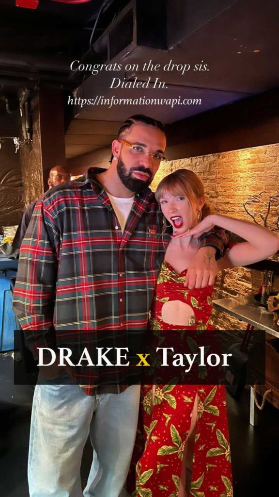 drake with taylor swift