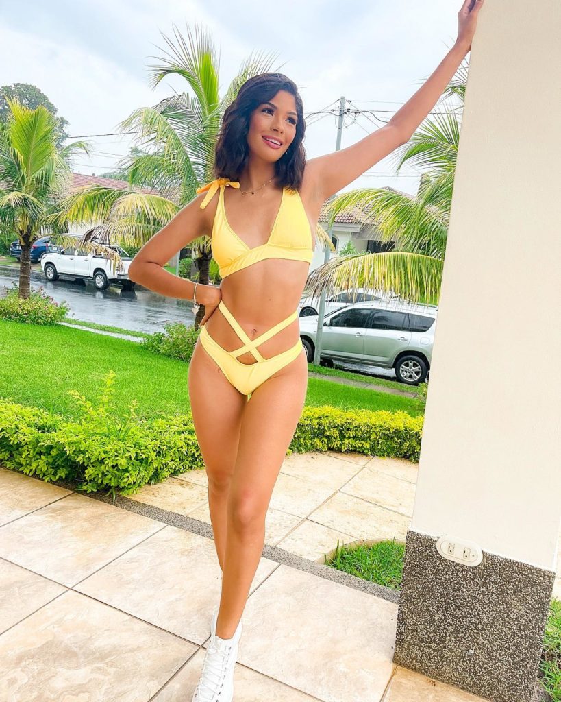 Sheynnis Palacios (Top 10 Bikini Photos) Miss Universe Nicaragua 2023 yellow bikini